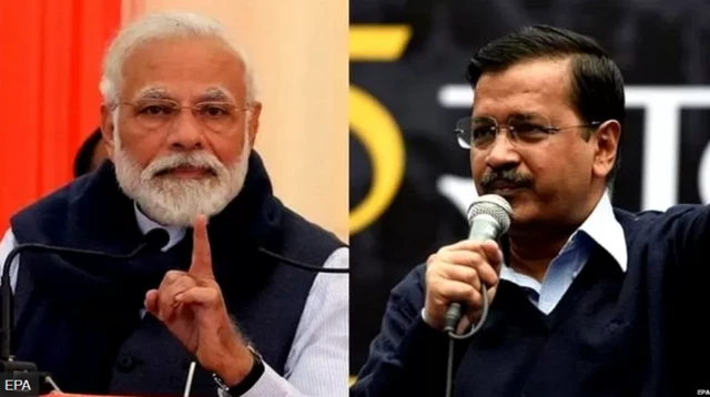 ਮੋਦੀ, ਕੇਜਰੀਵਾਲ
