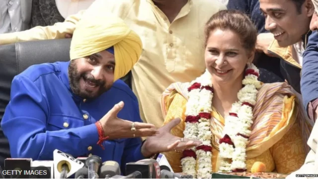 ਨਵਜੋਤ ਸਿੰਘ ਸਿੱਧੂ ਅਤੇ ਨਵਜੋਤ ਕੌਰ ਸਿੱਧੂ