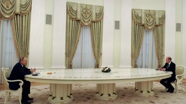 Mista Putin da  Olaf Scholz