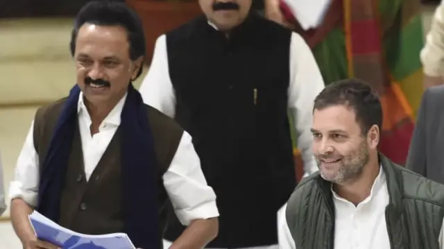 ராகுல் காந்தி - மு.க.ஸ்டாலின்