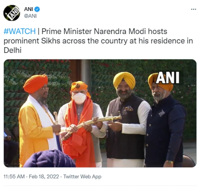 ਪ੍ਰਧਾਨ ਮੰਤਰੀ ਨਰਿੰਦਰ ਮੋਦੀ