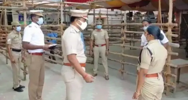 மாவட்ட டிஐஜி, எஸ்.பி ஆய்வு
