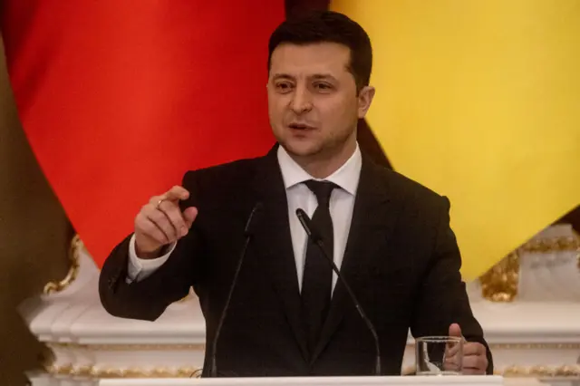 Tổng thống Ukraine, ông Volodymyr Zelensky
