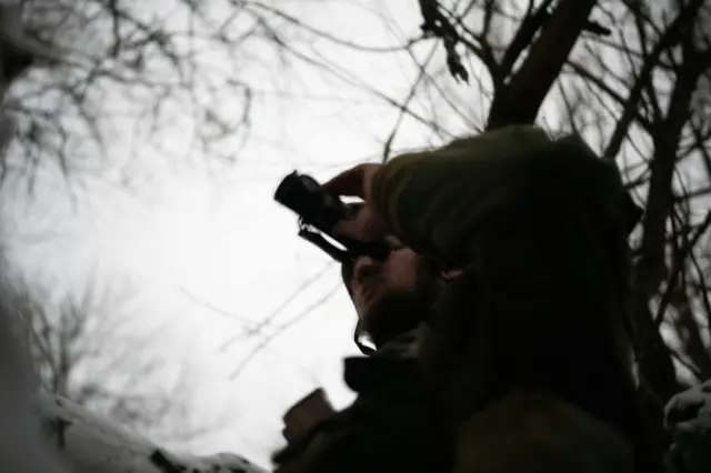 Военный на востоке Украины