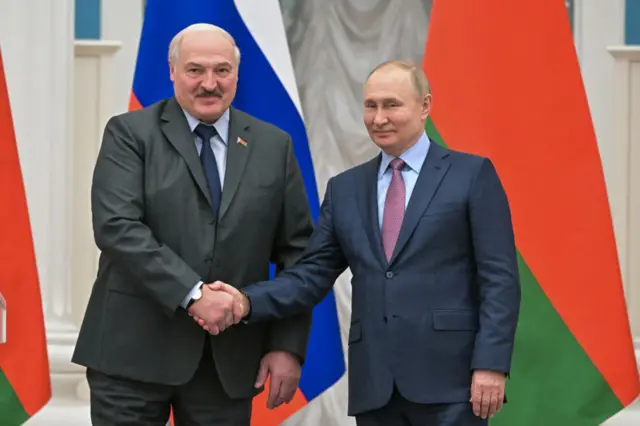 Lukashenko and Putin