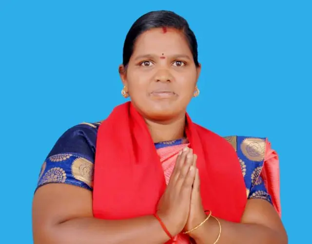 வெற்றி பெற்ற மார்க்சிஸ்ட் கம்யூனிஸ்ட் கட்சியின் வேட்பாளர் வாணிஸ்வரி