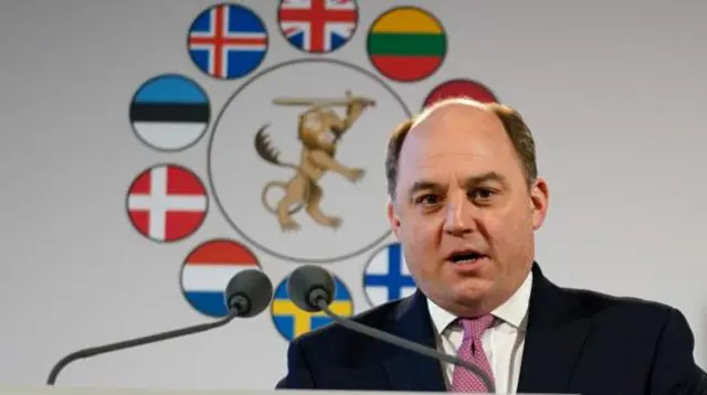 ব্রিটিশ প্রতিরক্ষামন্ত্রী বেন ওয়ালেস