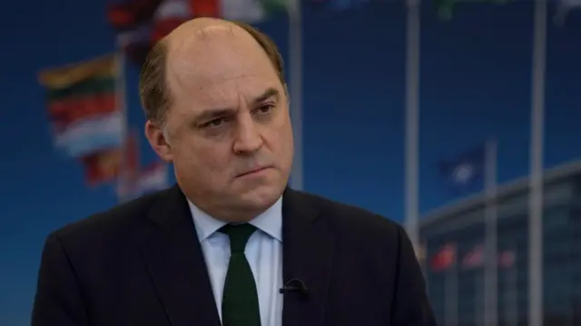 যুক্তরাজ্যের প্রতিরক্ষামন্ত্রী বেন ওয়ালেস