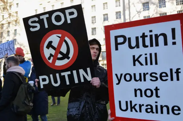 Демонстрация в Лондоне