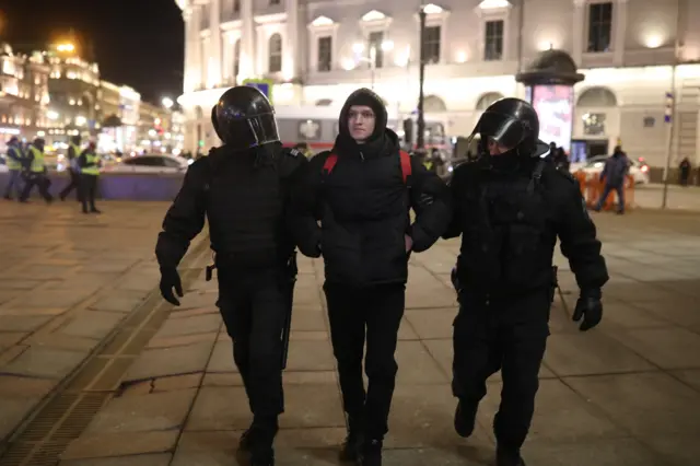 протесты в петербурге
