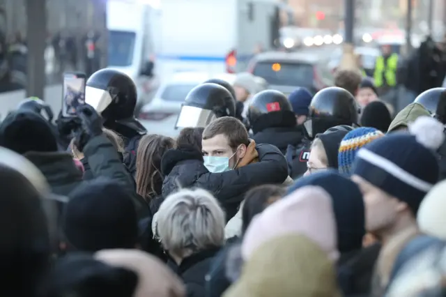 Протесты в Петербурге