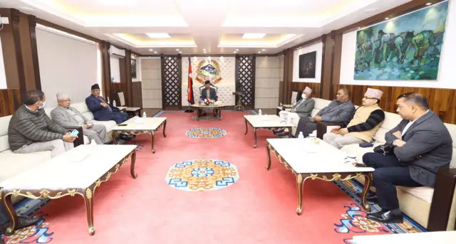 सत्ता साझेदार दलहरूको बैठक