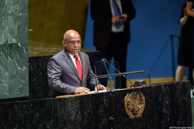 UN president beg nations to give peace a chance