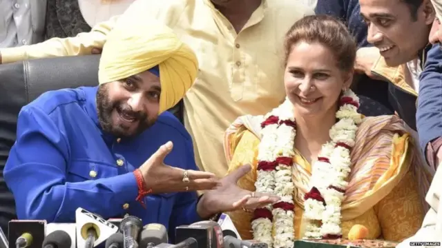 ਨਵਜੋਤ ਕੌਰ ਸਿੱਧੂ ਤੇ ਨਵਜੋਤ ਸਿੰਘ ਸਿੱਧੂ