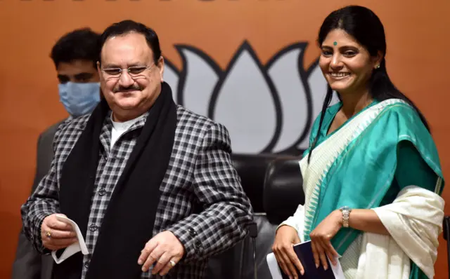जेपी नड्डा और अनुप्रिया पटेल