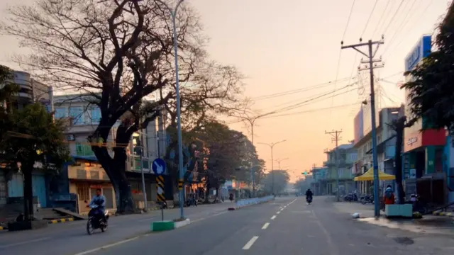 မြို့အထွက် ပိတ်ထားတဲ့ ကလေးမြို့ ဇန်နဝါရီလ ၃၁ ရက်နေ့က တွေ့ရစဉ်