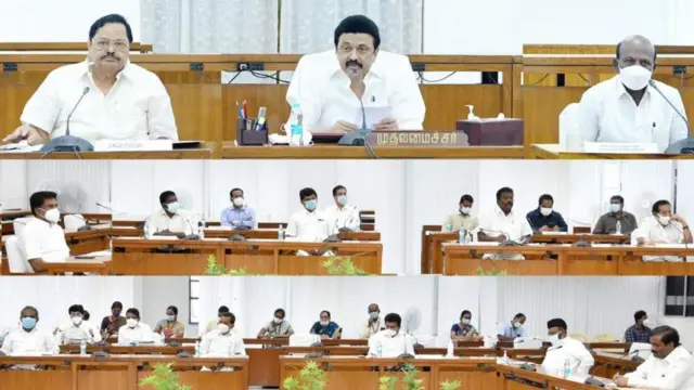 சென்னையில் நடைபெற்ற அனைத்து கட்சி தலைவர்கள் கூட்டத்தின் புகைப்படம்