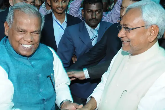 जीतन राम माँझी और नीतीश कुमार