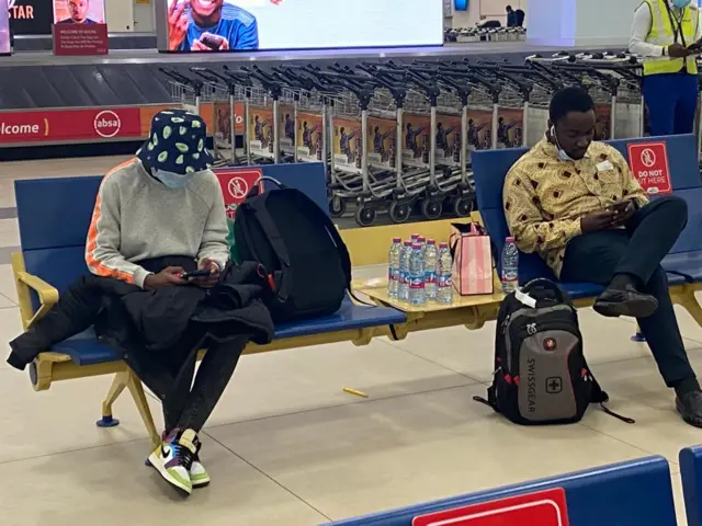 Ghana student arrive from Ukraine