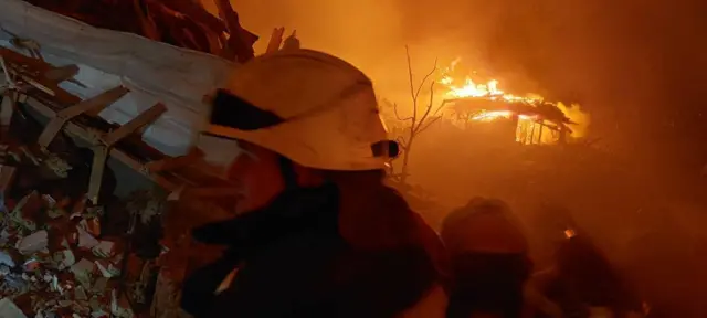 Наслідки авіаудару в Житомирі