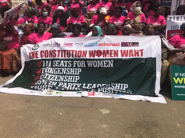 Women wit disabilities join NLC and oda women groups to chook mouth for Constitution review mata