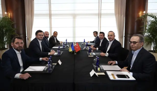 Kuleba Çavuşoğlu görüşmesi