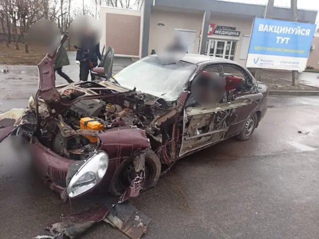 Розстріляний автомобіль