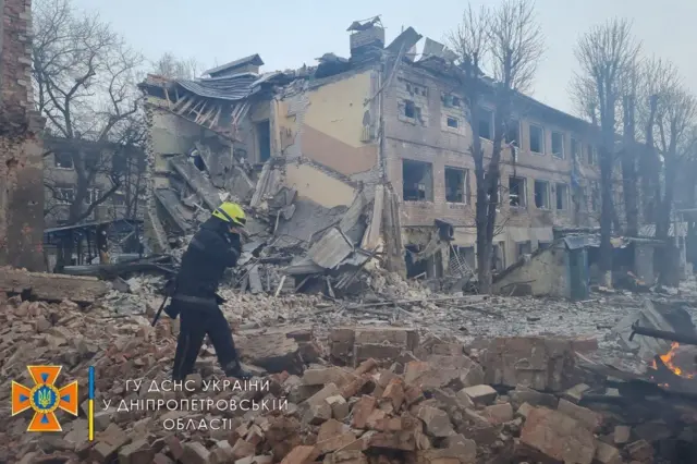 последствия удара по Днепру