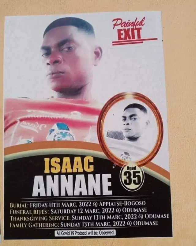 Poster of victim