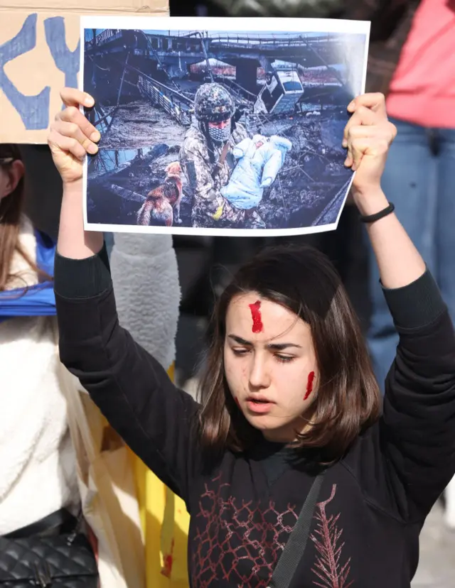 Акция протеста в Брюсселе