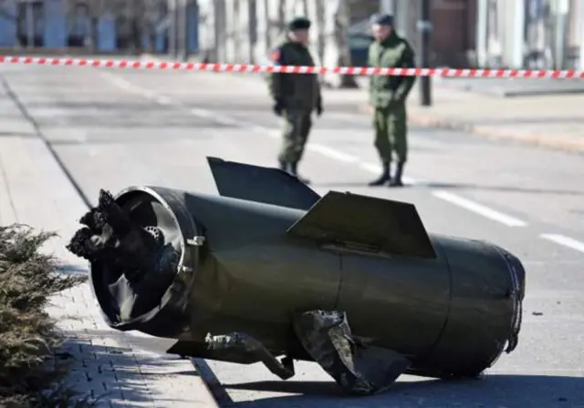 In separatist-controlled Donetsk, Russia-backed rebels claim 23 people were injured when a Ukrainian missile was shot down, landing in the city centre. Ukraine has denied launching the attack