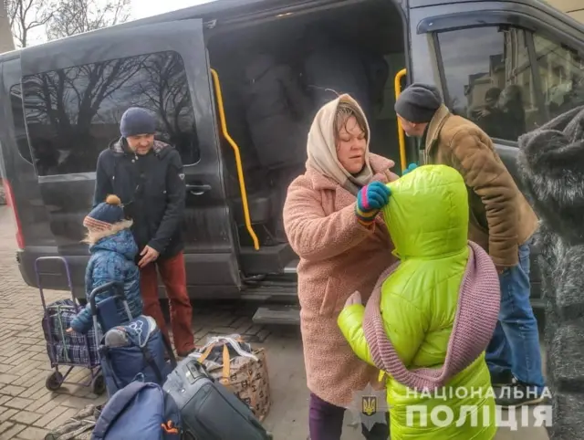 евакуація з Донеччини