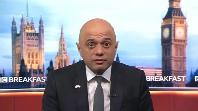 UK Health Secretary Sajid Javid