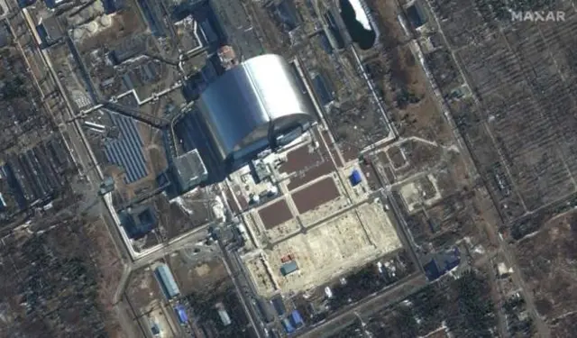 Former nuclear plant at Chernobyl