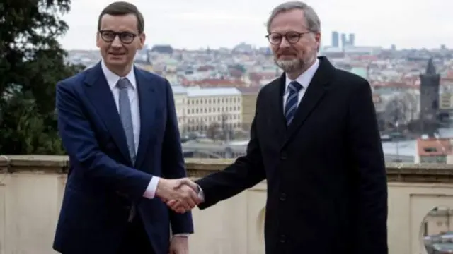 Çek Cumhuriyeti ve Polonya liderleri