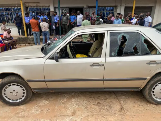 Motor wey dem don destroy