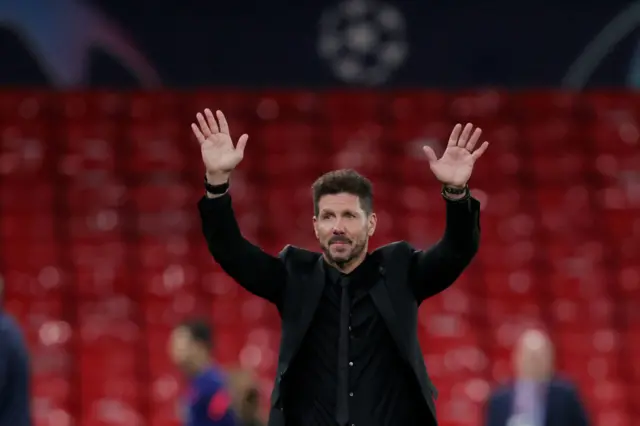 Atletico Madrid coach Diego Simeone