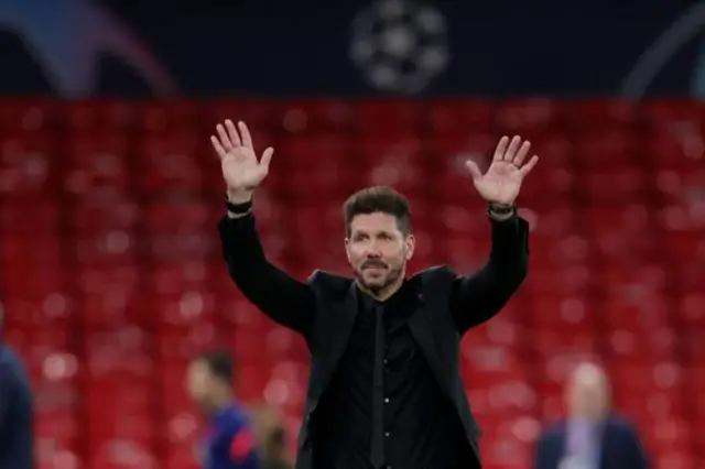 Atletico Madrid coach Diego Simeone