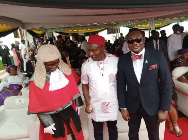 Charles Soludo, im deputy and Anambra Chief Judge