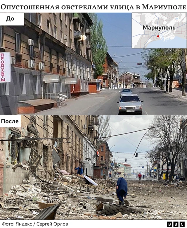 улица в Мариуполе