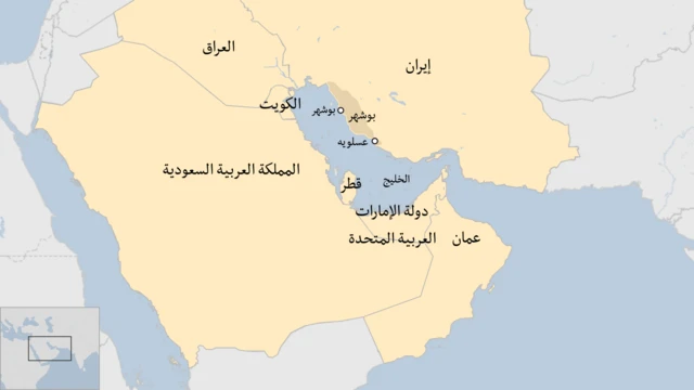 خريطة إيران