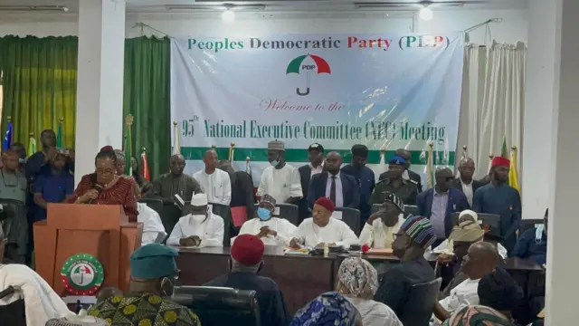 National Executive Committee of PDP hold meeting for Abuja