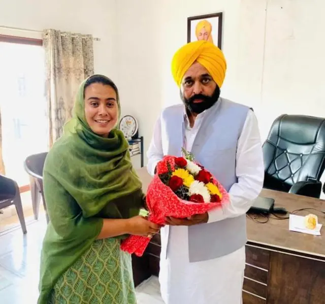 ਨਰਿੰਦਰ ਕੌਰ ਭਰਾਜ ਤੇ ਭਗਵੰਤ ਮਾਨ