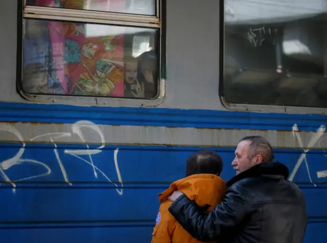 Евакуаційний потяг у Києві