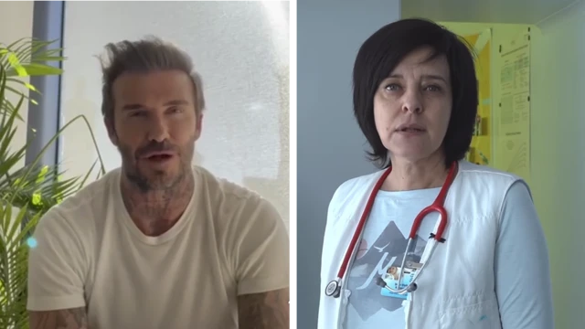 David Beckham và BS Iryna ở Kharkiv