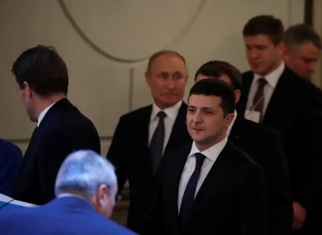 putin ve zelenskiy