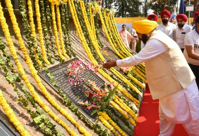 ਭਗਤ ਸਿੰਘ ਦੇ ਪਿੰਡ ਪੁਹੰਚੇ ਮੁੱਖ ਮੰਤਰੀ ਭਗਵੰਤ ਮਾਨ