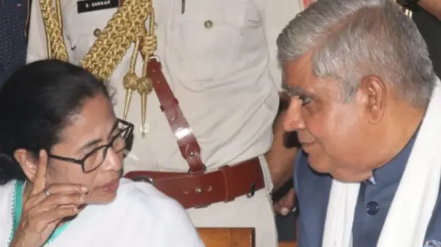 ममता बनर्जी और जगदीप धनखड़
