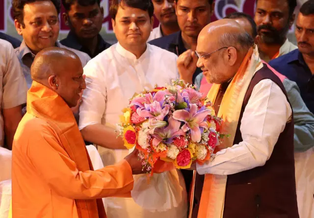 योगी आदित्यनाथ और अमित शाह