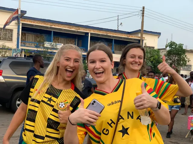 Ghana fans for Kumasi